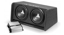 JL Audio basspakke 2x12 kasse + 500 watt forsterker