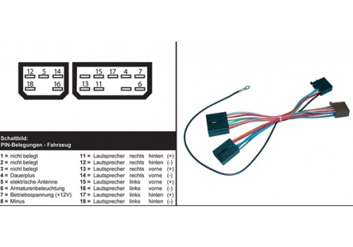 AIV ISO-adapter  Mitsubishi alle mod til 12 -1279254639